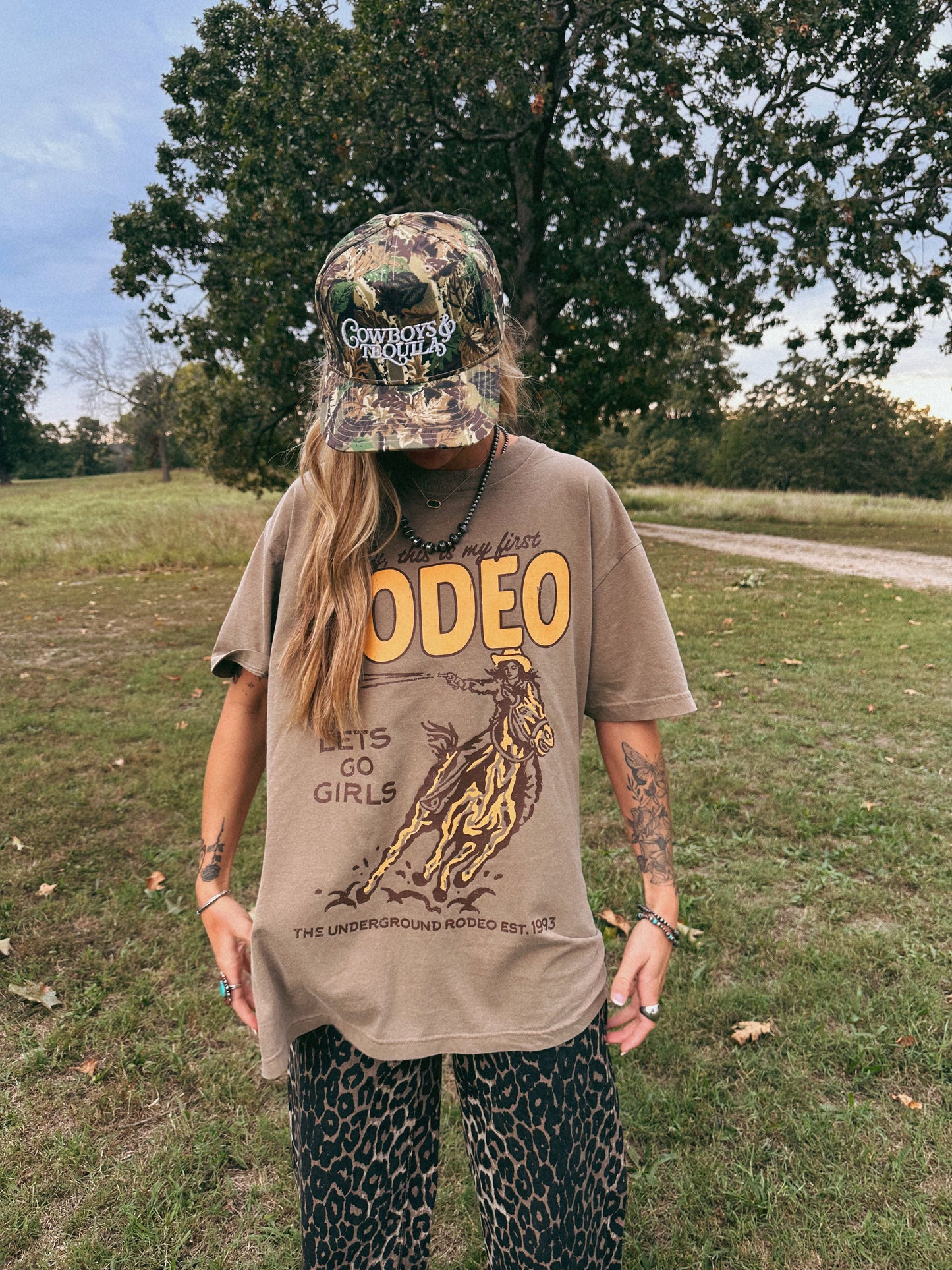 THIS IS MY FIRST RODEO OVERSIZED TEE