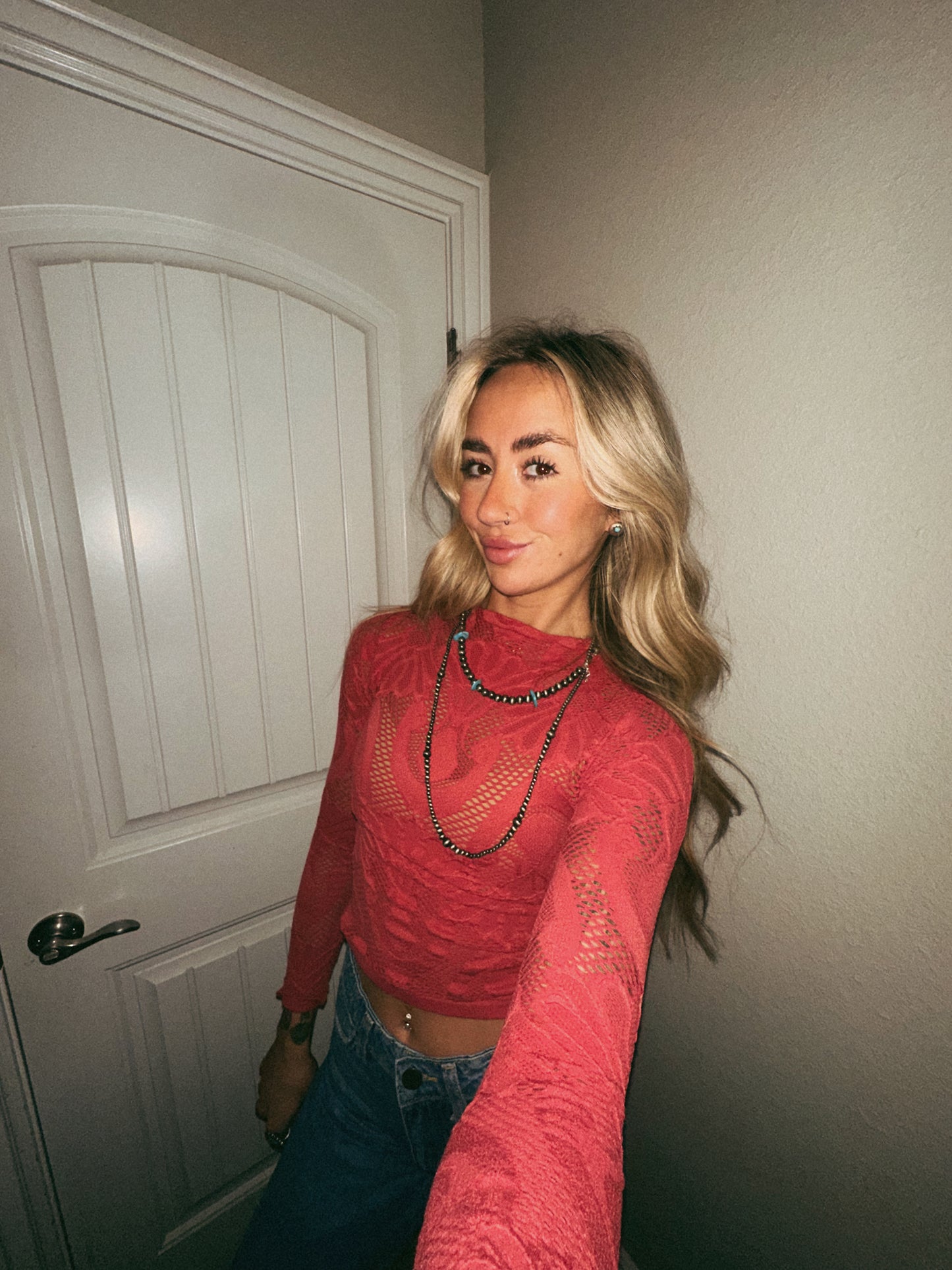KNIT SEAMLESS LONG SLEEVE