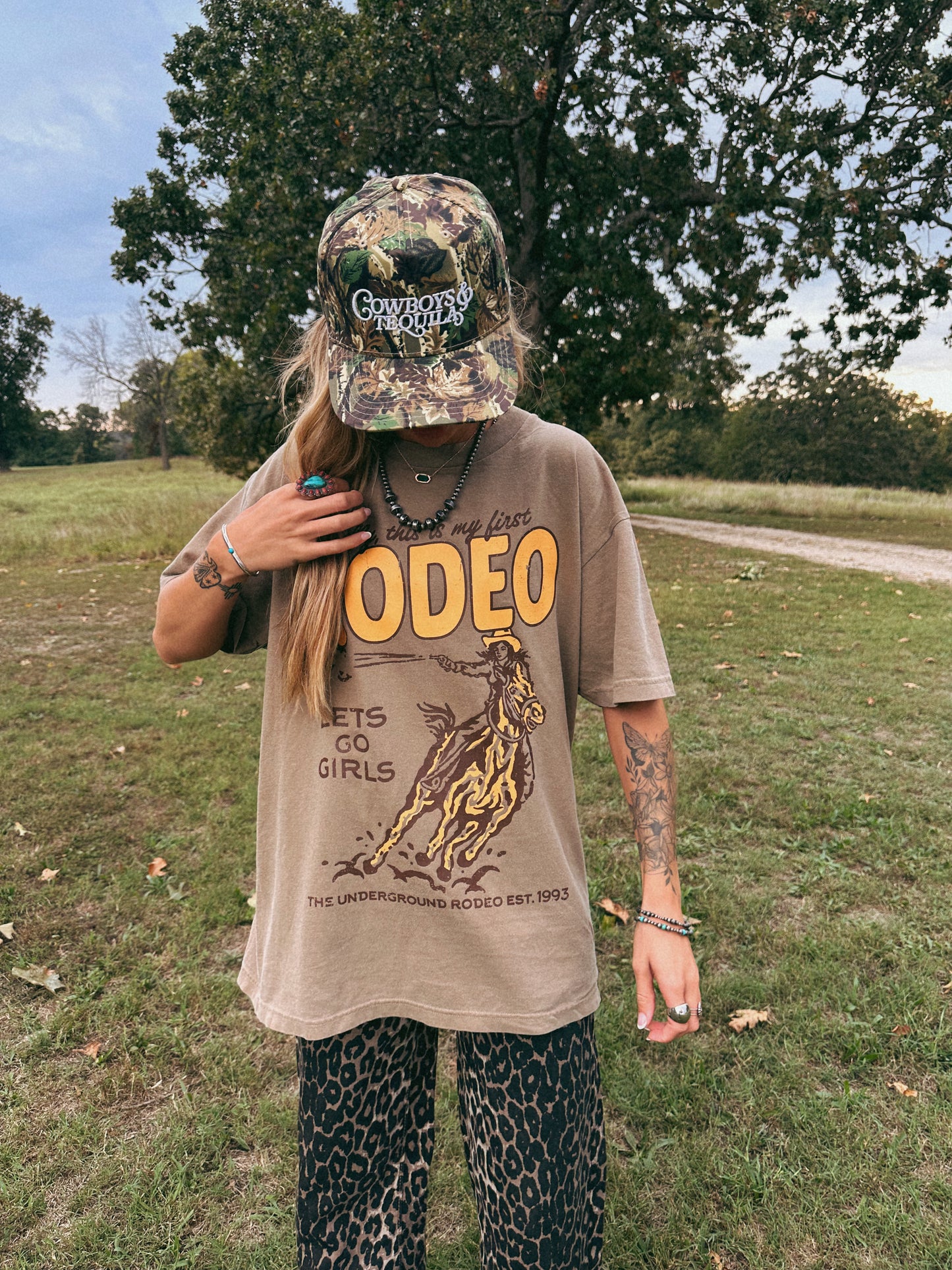 THIS IS MY FIRST RODEO OVERSIZED TEE