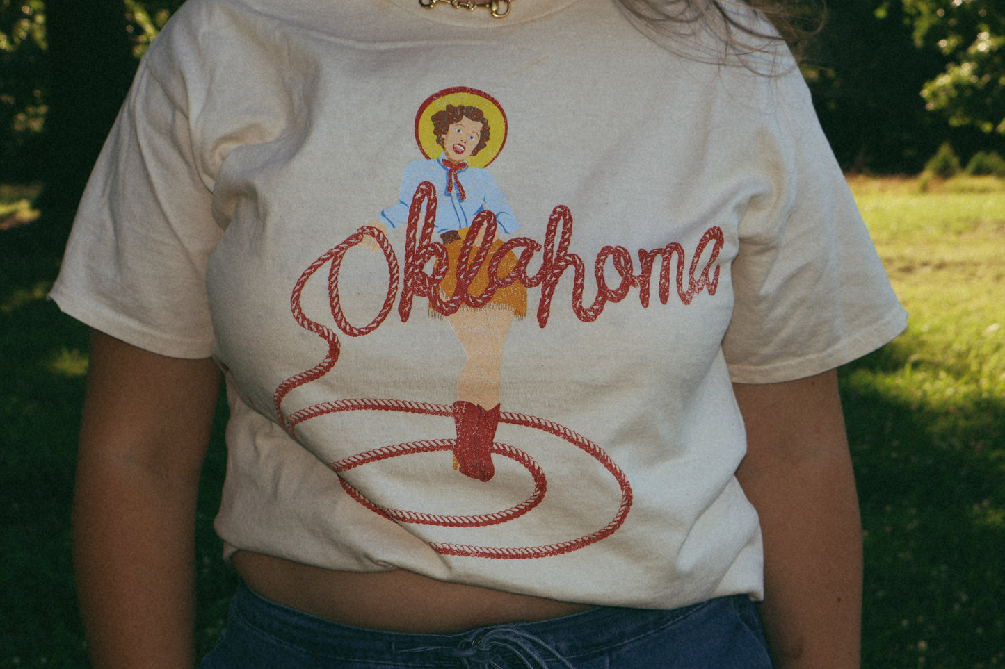 OKLAHOMA COWGIRL GRAPHIC TEE