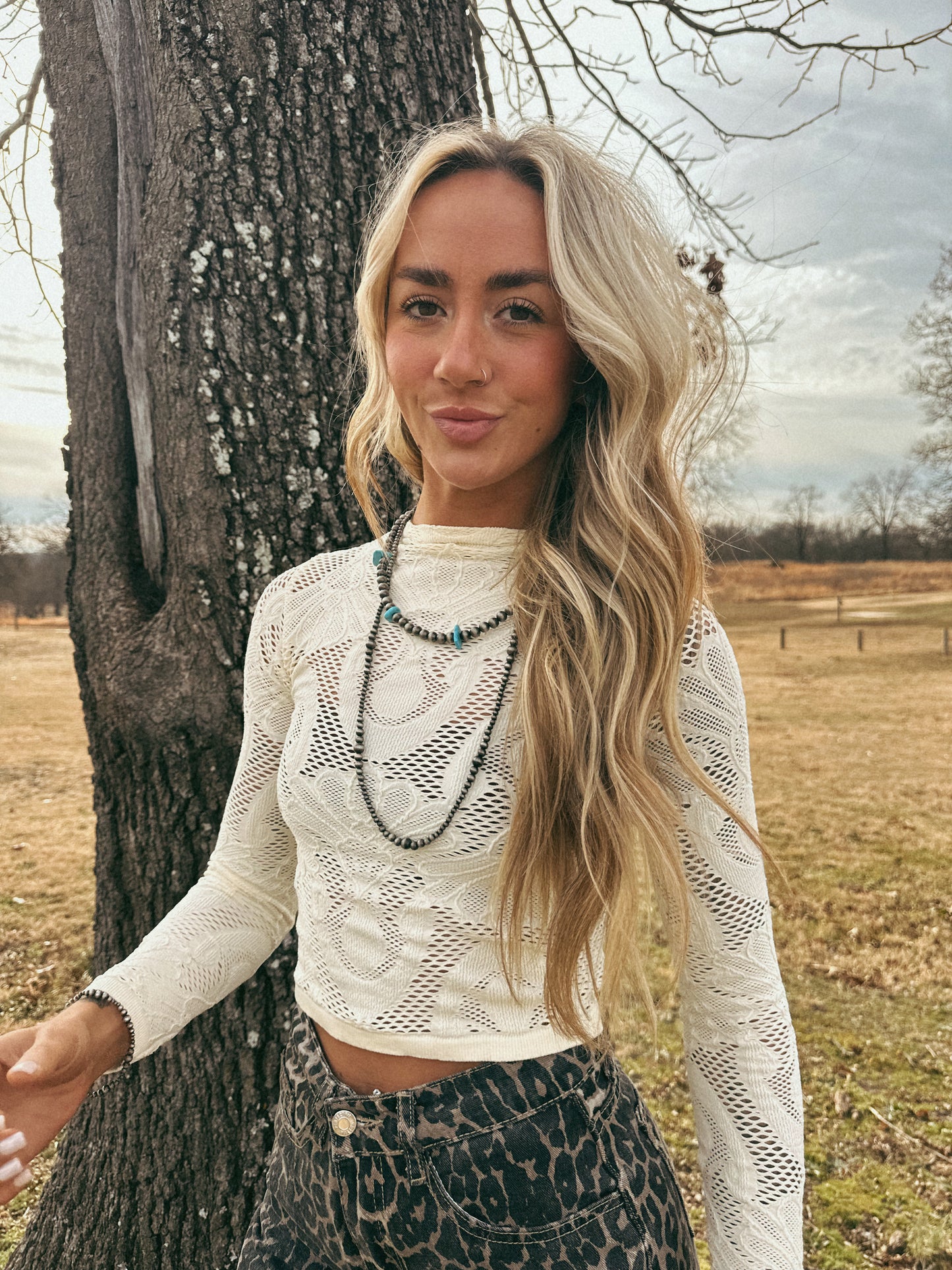 KNIT SEAMLESS LONG SLEEVE