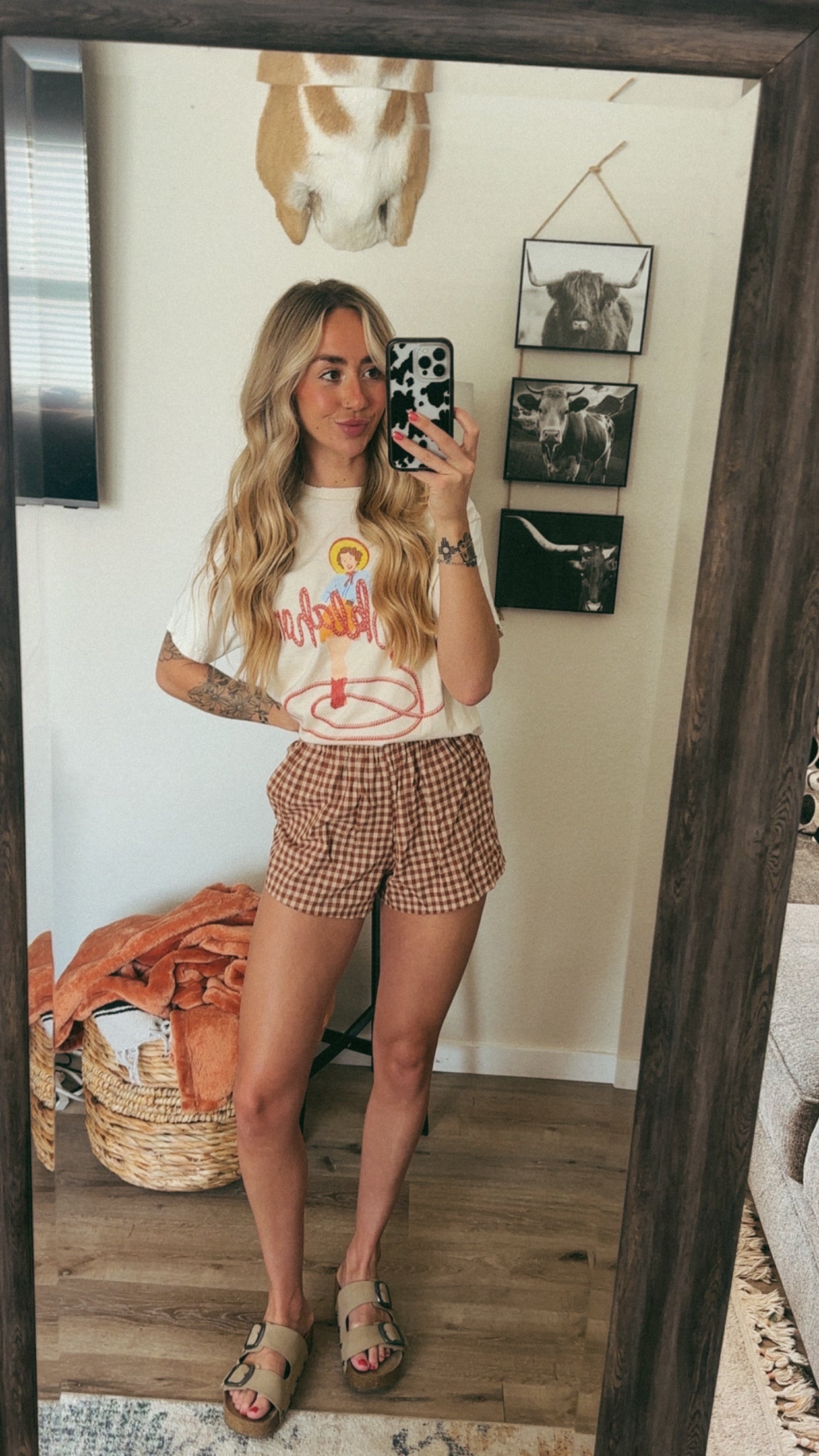 GINGHAM CHECKERED SHORTS
