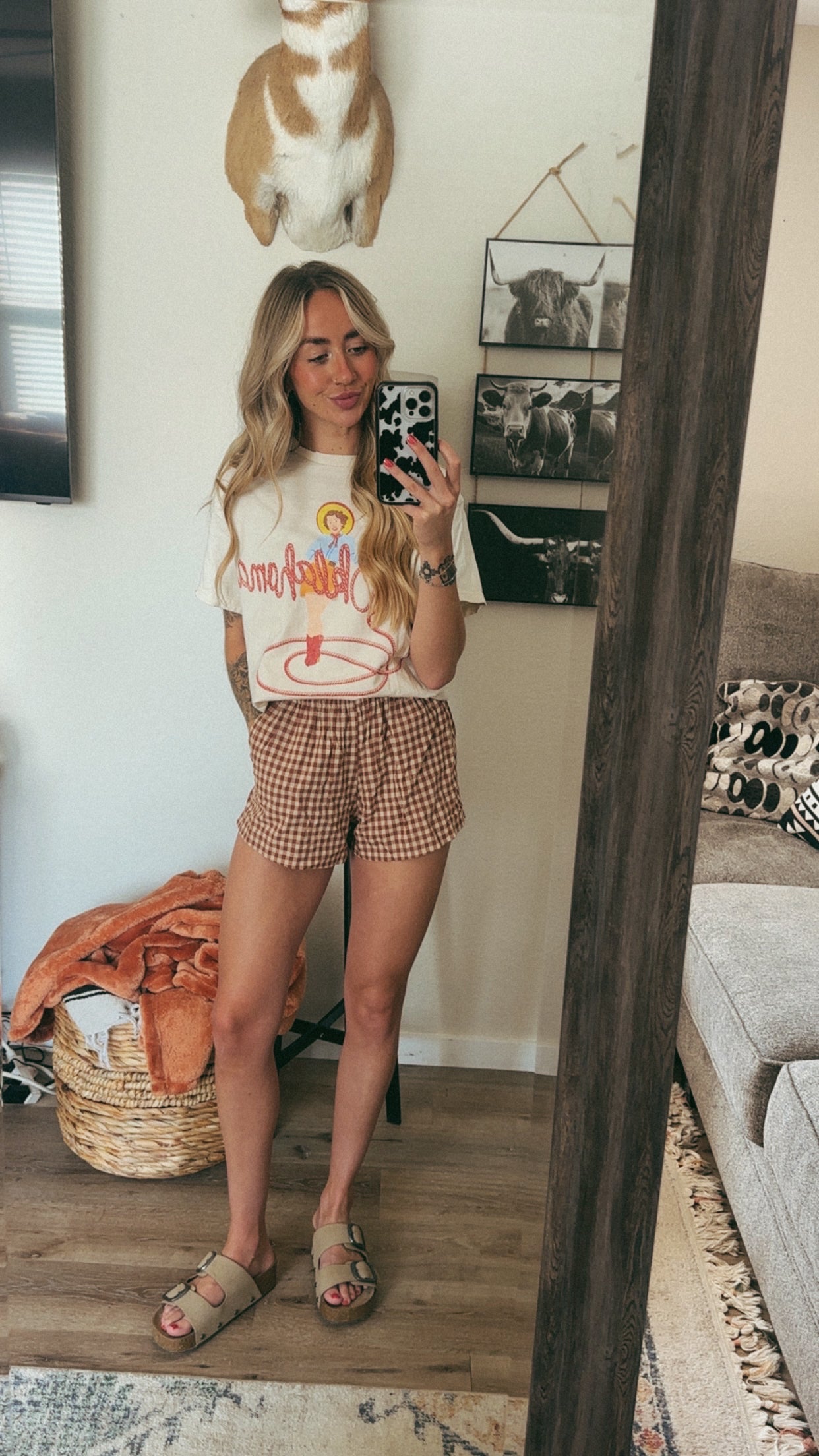 GINGHAM CHECKERED SHORTS