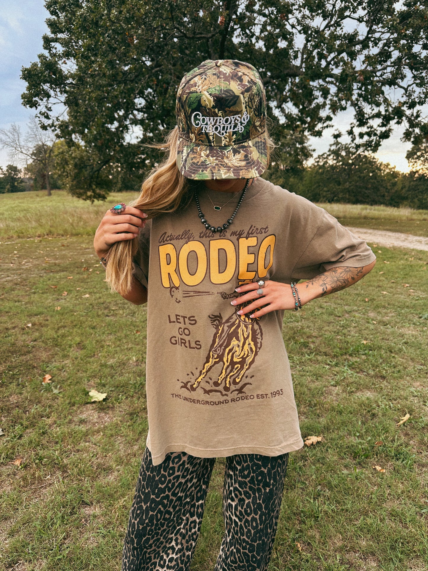 THIS IS MY FIRST RODEO OVERSIZED TEE