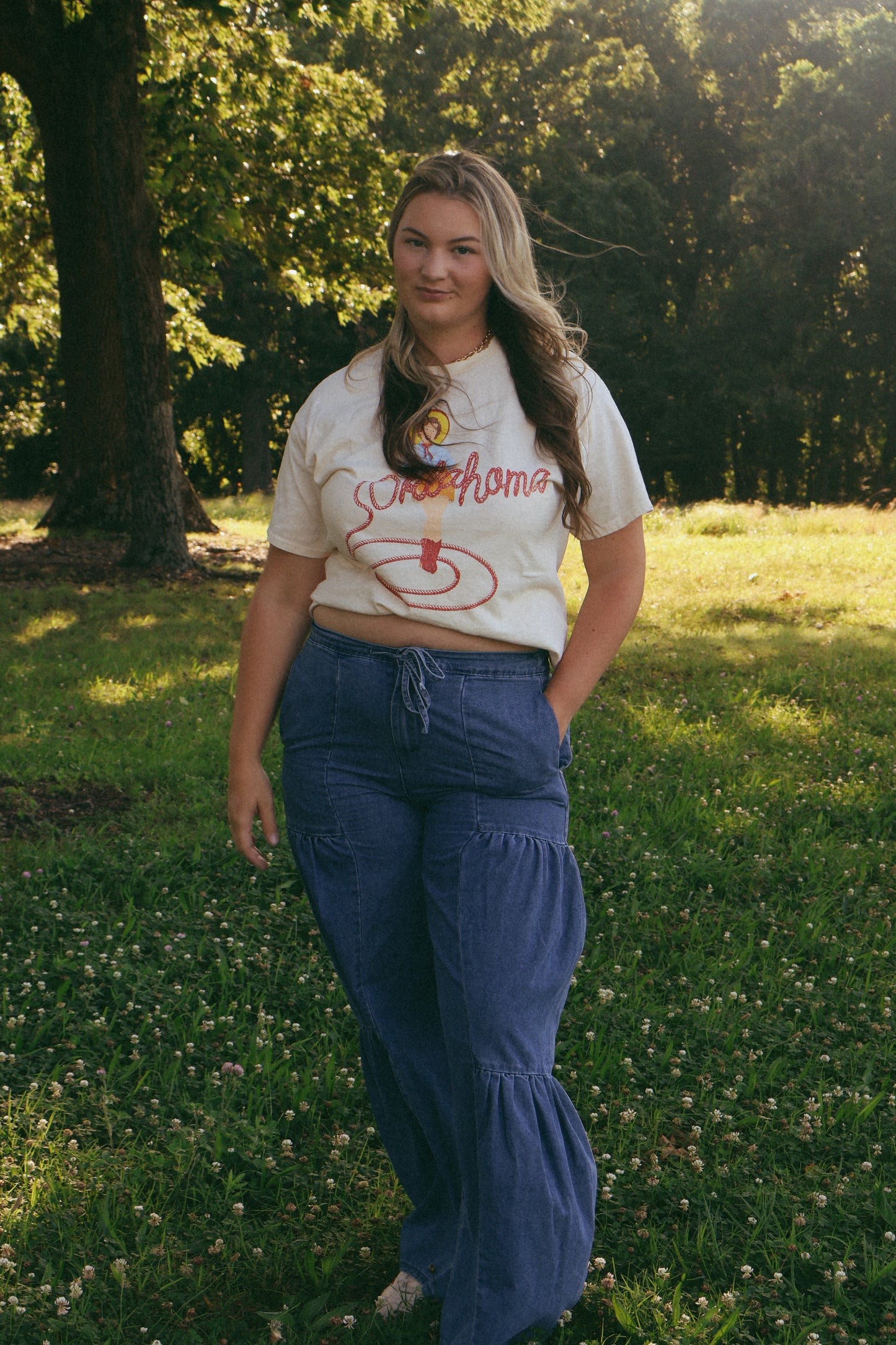 WIDE LEG PEPLUM PANTS
